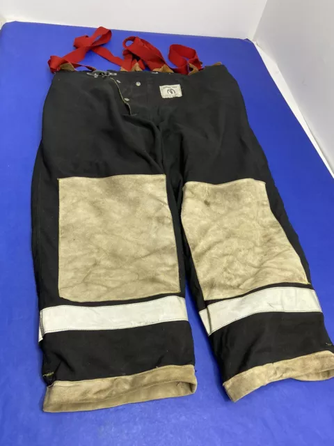 BLACK MORNING PRIDE Fire Fighter Turnout PANTS 46 X 29 BUNKER GEAR RESCUE