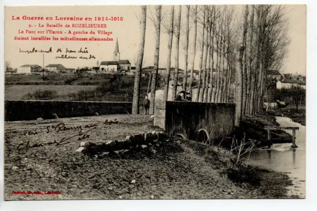 ROZELIEURES - Meurthe et Moselle - CPA 54 - bridge over the Euron -