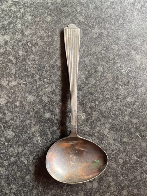 Antique Silver Ladle Ladel Spoon R&D