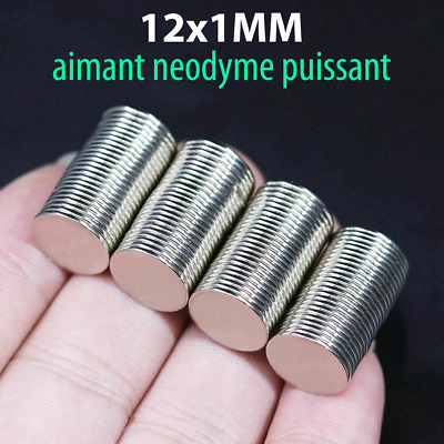 Lot 10 Minis Aimant Neodyme Neodymium Magnets Disque Rond Fort Puissant 5mmX2mm 