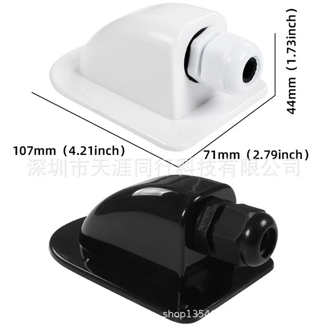 1PCS Waterproof Solar-Cable Guide Connector 4.21*2.79*1.73inch/107*71*44mm