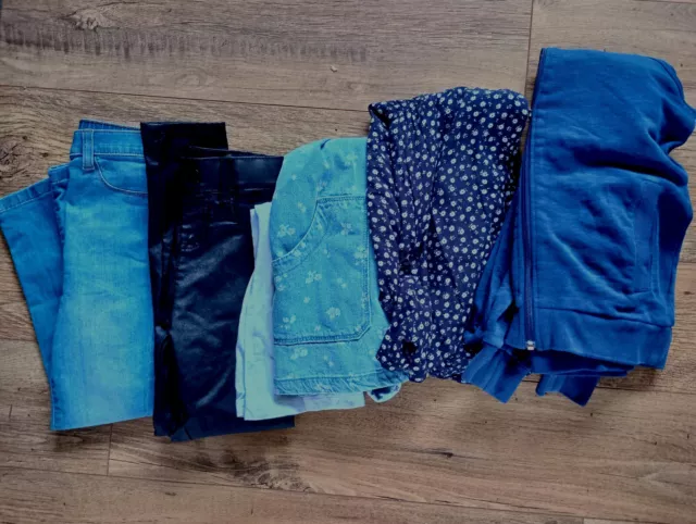Girls clothes bundle 7-8 yrs Mini Boden Next M&S autograph Jeans Playsuit Hoodie