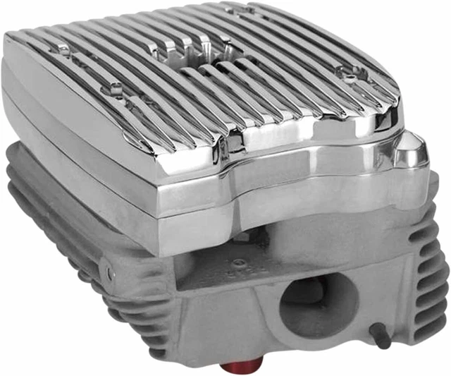 Custom Cycle Evo Finned Rocker Cover - Polished - CCE5833
