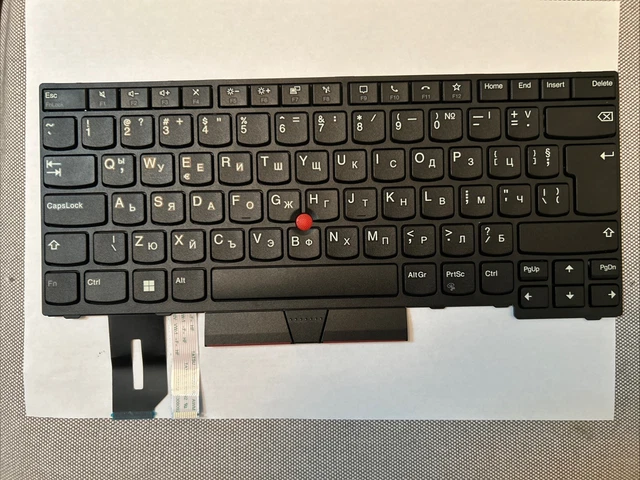 LENOVO THINKPAD T14 Gen 3 L14 gen 4 t14 Keyboard Backlit 5N21D67975 EUR