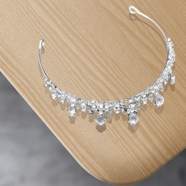 Corona da sposa, anticaduta, lucida, lussuosa, durevole, corona da sposa, oro