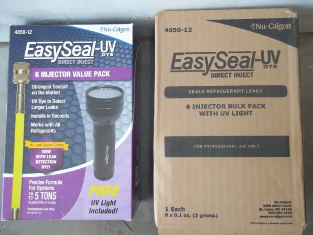 Nu-Calgon 4050-12 - Easyseal Direct Inject-Uv 6Pk With Free Light & Shipping