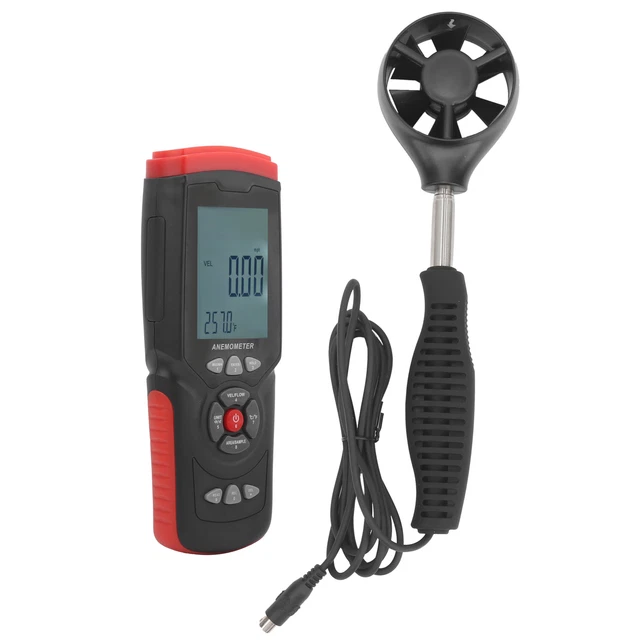 Digitale Windgeschwindigkeitsanzeige Tragbarer Windgeschwindigkeitstester OBD
