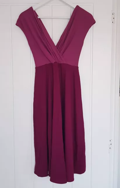 Tiffany Rose Alessandra Rosey Red Maternity And Nursing Dress Size 0 UK 6-8 £119 3