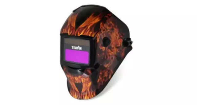 Telwin Helmet Welding Mask Stream Flame Mma-Mig And Tig 804235