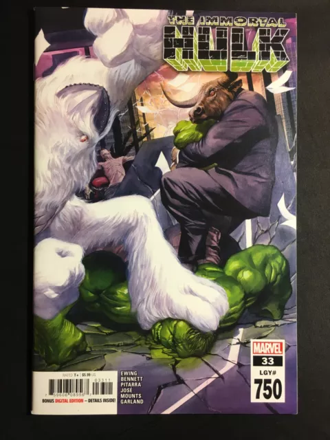 Immortal Hulk 33 Lgy 750 Alex Ross Cover V 1 Extra Size Wolverine Spider Man