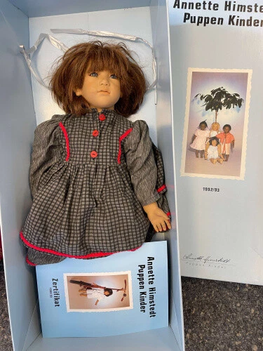 POUPÉE D'ARTISTE ANNETTE Himstedt poupées Freeke et Bibi 60 + 33 cm