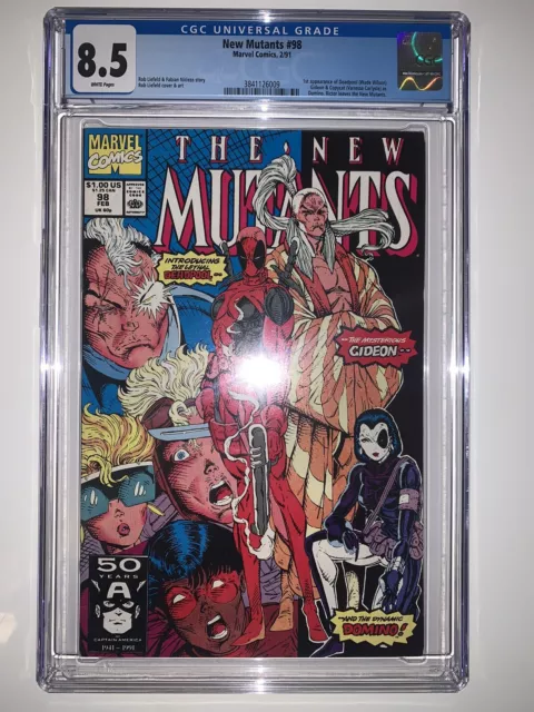 Marvel New Mutants #98 (1991) (1. Auftritt Deadpool) CGC 8.5 [& Wolverine]