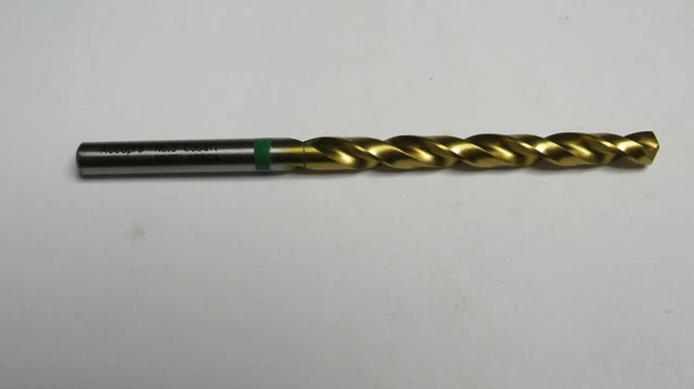 ACCUPRO #3 COBALT JOBBER DRILL TiN FINISH,RH SPIRAL FLUTE 93mm OAL SPLIT POINT