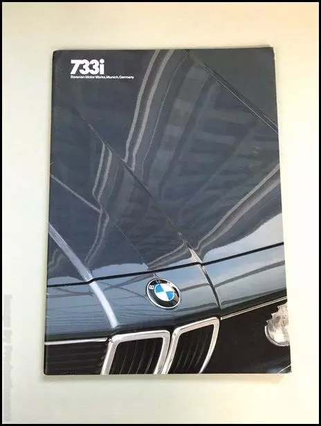 1984 BMW 733i 50-page Original Car Sales Brochure Catalog