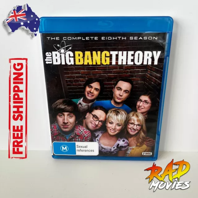 THE BIG BANG Theory Complete Season 8 Blu ray Australia Region