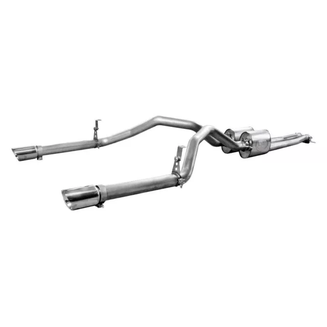 For Chevy Silverado 1500 07-18 Exhaust System 304 SS Turbo Chambered Header-Back