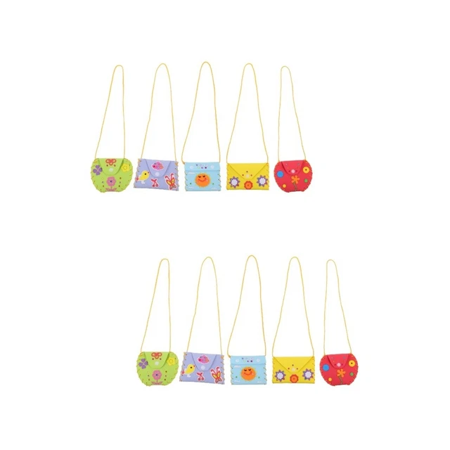 10 set bambini forniture artigianali forniture ragazze portafoglio fai da te portafoglio stimo