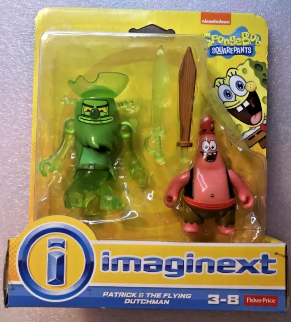 Imaginext Spongebob Squarepants Patrick & The Flying Dutchman New