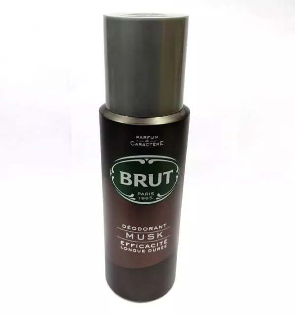 BRUT Musc Déodorant Spray Pour Homme, 200ml Avec Livraison Gratuite