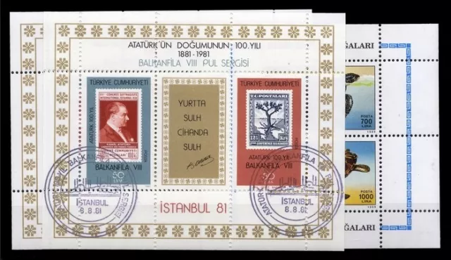 1981, Türkei, Bl. 20 u.a., **, gest. - 1743011