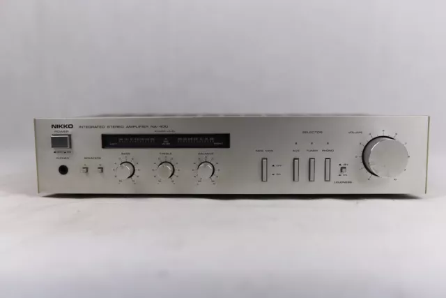 Amplificatore stereo Nikko NA-400 Vintage Non funzionante