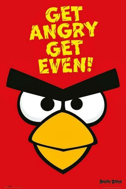 Angry Birds : Get Angry Get Even - Maxi Poster 61cm x 91.5cm new and sealed