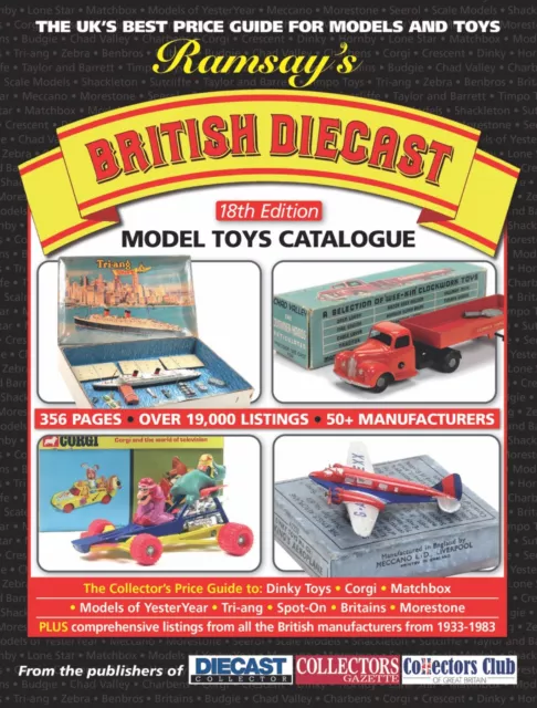 Newest 18th RAMSAYS BRITISH DIECAST TOYS Price Guide DINKY CORGI MATCHBOX +OTHER