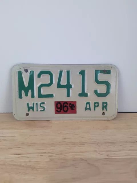 Wisconsin Motorcycle License Plate M2415