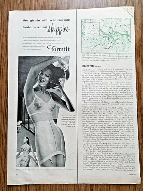 1956 Formfit Girdle Ad    Fashion Smart Skippies