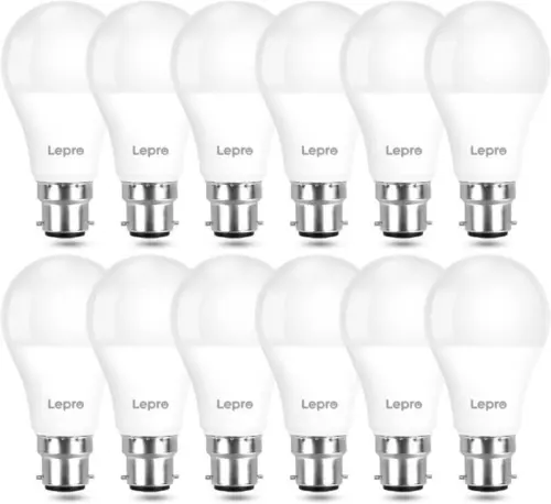 Lepro Bayonet Light Bulbs 60W Equivalent, Warm White 2700K, 8.5W 806lm LED...