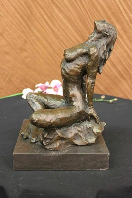 Aldo Originale Lost Cera Bronzo Scultura Nude Femmina Aldo Vitale Statua Figura Decor 