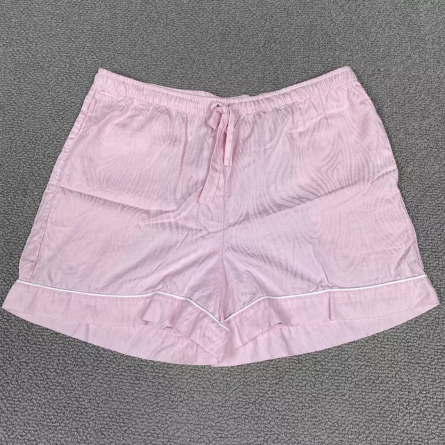 Derek Rose Lounge Hose Damen UK 8 rosa Pyjama Shorts Nachtwäsche