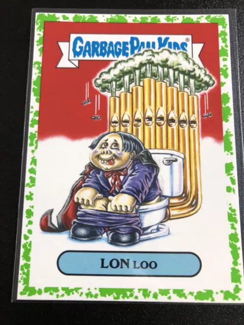 2018 Garbage Pail Kids Oh The Horror-ible LON Loo Puke Green Parallel Monster