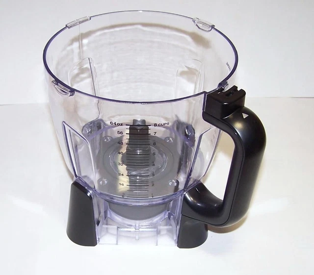 Ninja Blender 64oz Food Processor Bowl Attachment CUP N Lid, Blade BL682  Black