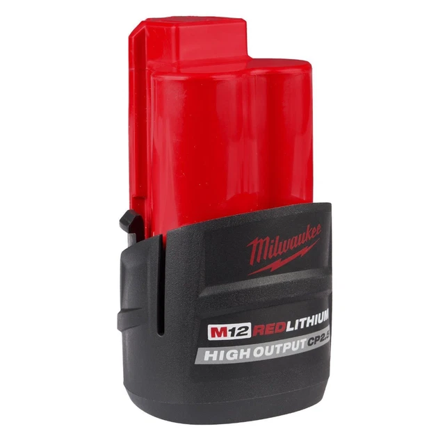 MILWAUKEE M12 REDLITHIUM CP2.5 High Output Battery Pack 48112425 37.00 PicClick MILWAUKEE M12 REDLITHIUM CP2.5 High Output Battery Pack 48112425 37.00 PicClick