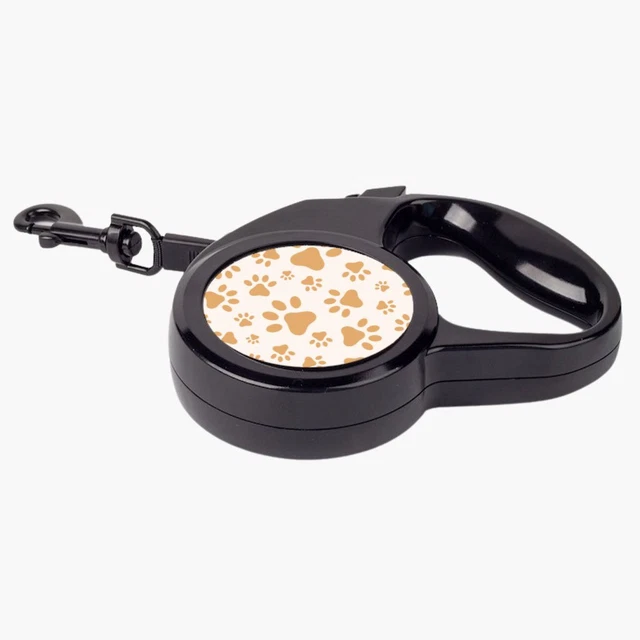 Paws Retractable Pet Leash - Pattern Leash - Printed Dog Leash