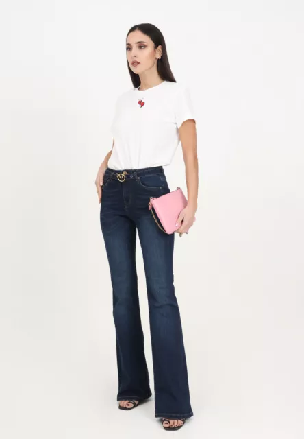 PINKO Jeans Donna   Jeans flared denim power stretch Primavera estate 2024 83% C