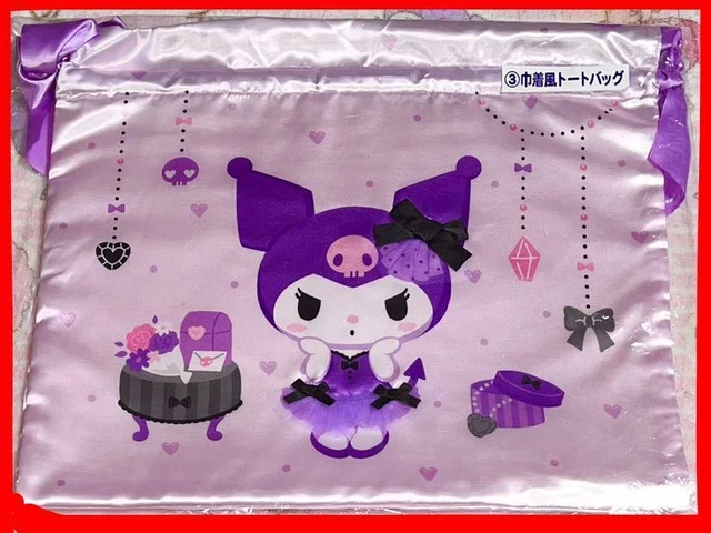 Sanrio Kuromi Drawstring Style Tote Bag Prize of Lottery Japan