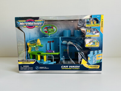 micro machines car wash playset