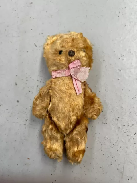 Small Vintage Jointed Bear Toy (D)