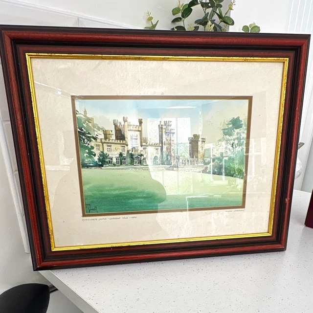 ORIGINAL - TERRY Donnelly - Ravensworth Castle - Original Watercolour £ ...