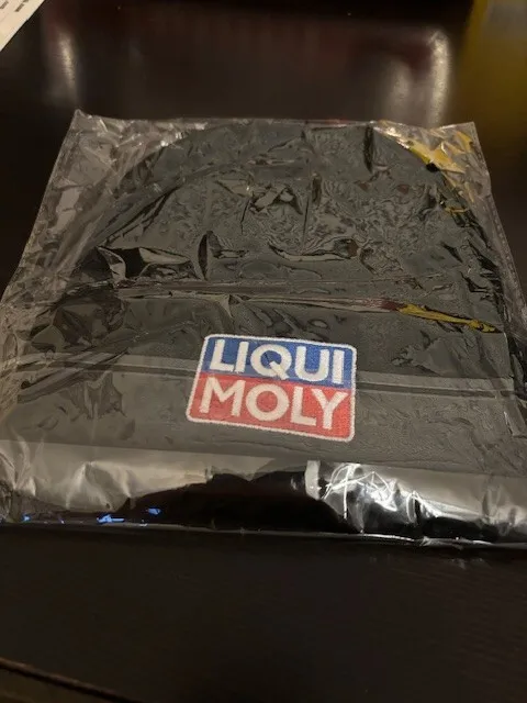 Liqui Moly lUBRICANTS Black Knit Beanie Hat Embroidered Logo New