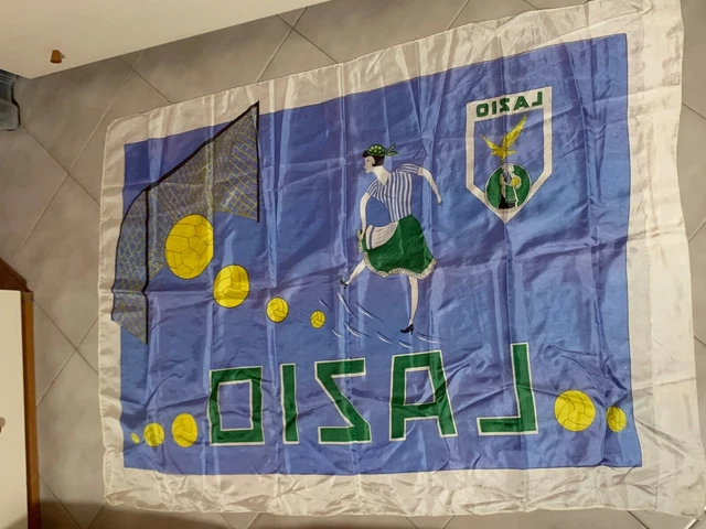 Bandiera SS Lazio 100x140 Cm - Aquila Stilizzata, Per Tifosi, Design Ufficiale