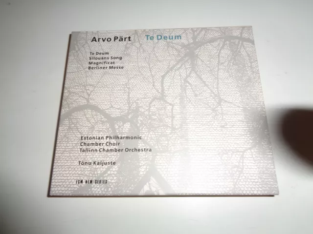 CD   Arvo Pärt - Te Deum / Silouans Song / Magnific / Berliner Messe