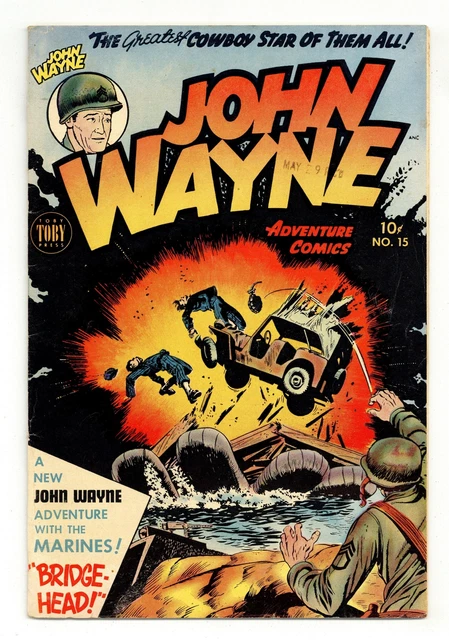 John Wayne Adventure Comics #15 VG/FN 5.0 1952