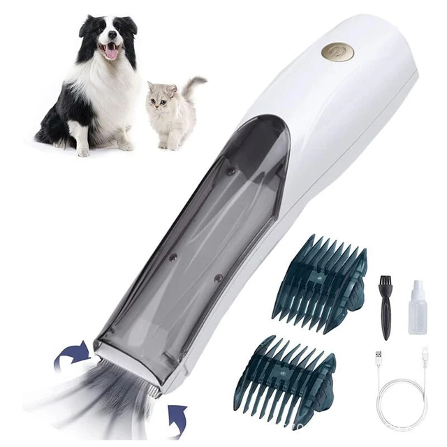 Dog Grooming Kit, Pet Grooming Vacuum Hair Grooming Tools, Clipper Deshedding...