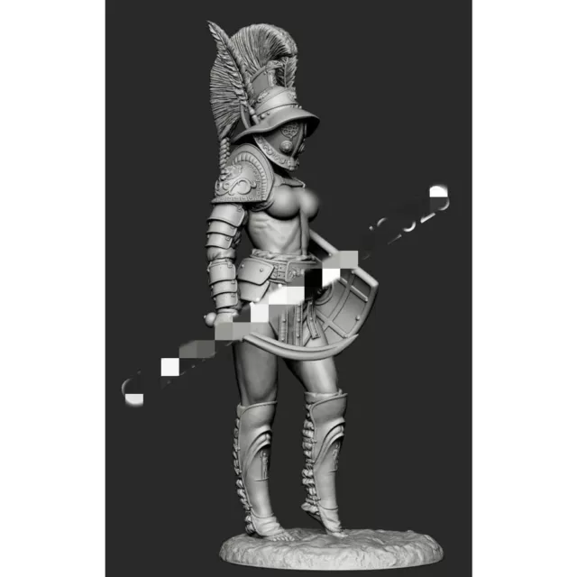 1:24 resin figures model kit Roman female soldier Unassembled Unpainted