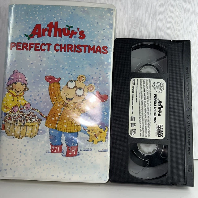 ARTHUR ARTHURS Perfect Christmas (VHS, 2000) Fast Shipping Vintage