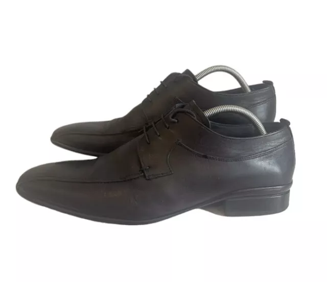 Clarks Smart schwarze Leder Herren Schnürschuhe UK 10, formelle Arbeit Hochzeit