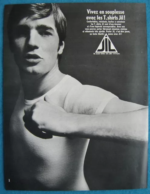 Publicité Papier - Sous-Vêtements JIL, Helanca Nylon de 1967
